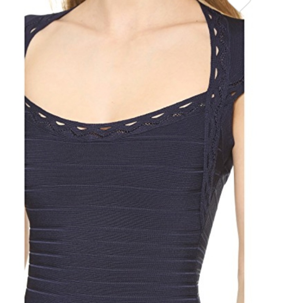 NWT Herve Leger Delfine Bandage Dress - Picture 3 of 8